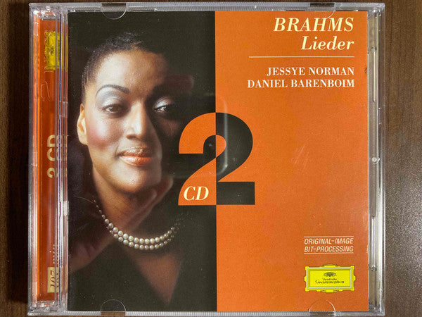 Johannes Brahms, Jessye Norman, Daniel Barenboim : Lieder (2xCD, Comp, RM)