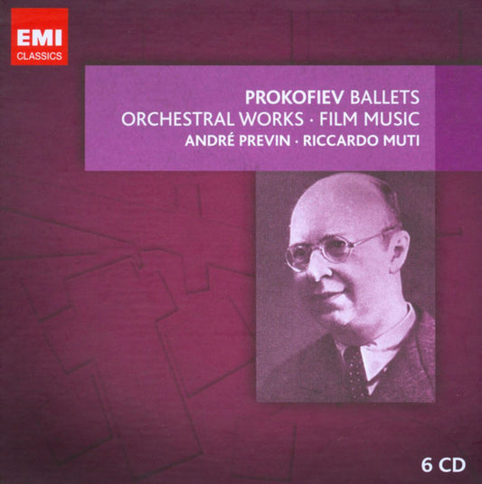 Sergei Prokofiev - André Previn · Riccardo Muti : Ballets / Orchestral Works / Film Music (6xCD, Comp)