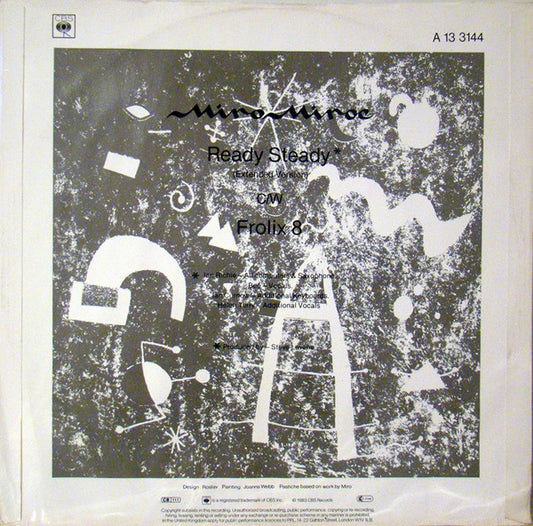 Miro Miroe : Ready Steady (Extended Version) (12", Single)
