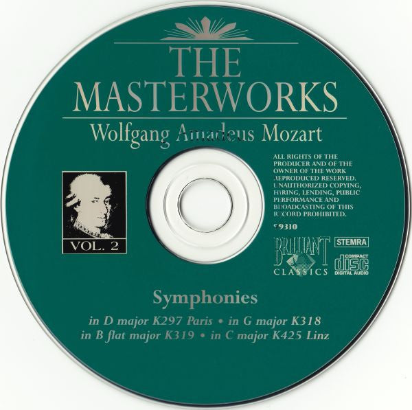 Wolfgang Amadeus Mozart : Symphonies (CD, Comp)