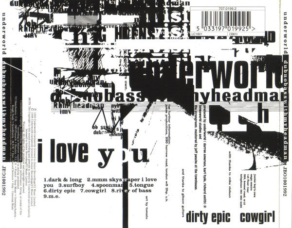 Underworld : Dubnobasswithmyheadman (CD, Album, RE)