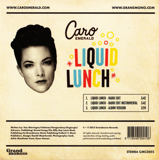 Caro Emerald : Liquid Lunch (CD, Single)