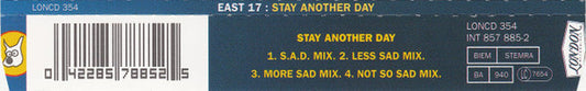 East 17 : Stay Another Day (CD, Single)