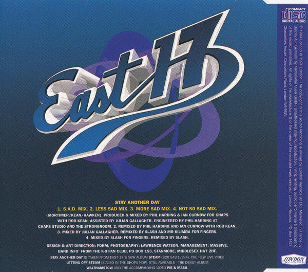 East 17 : Stay Another Day (CD, Single)