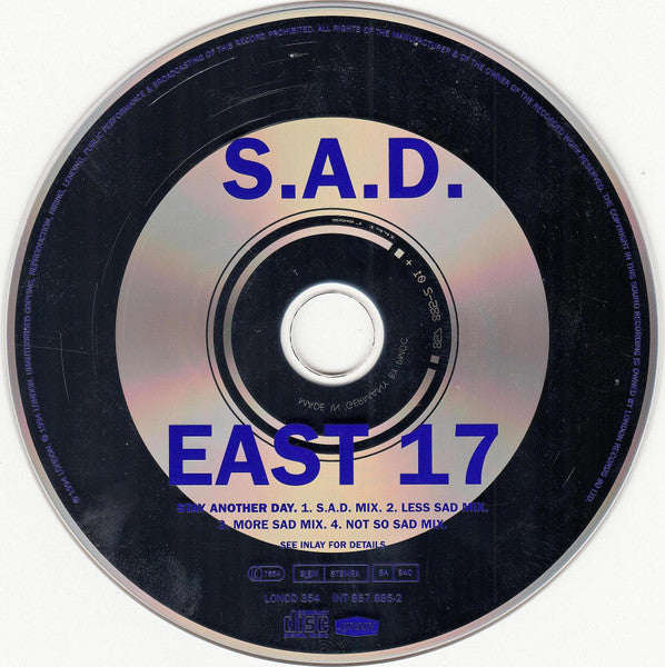 East 17 : Stay Another Day (CD, Single)
