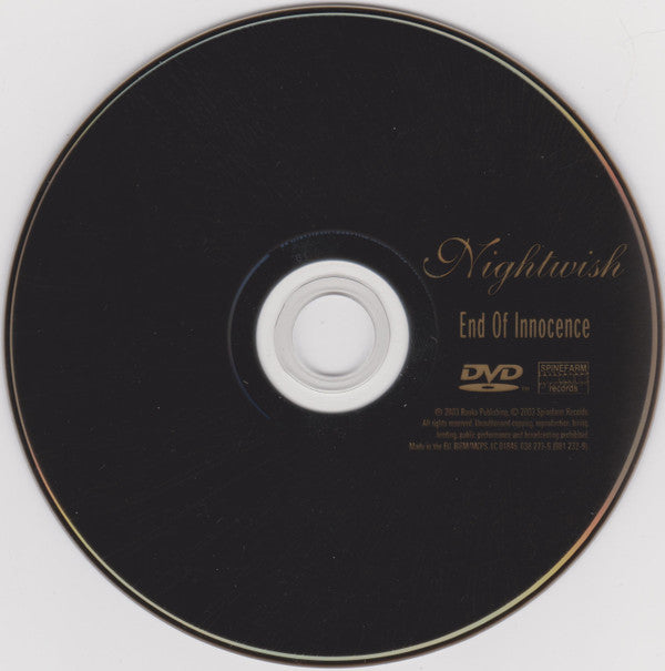 Nightwish : End Of Innocence (DVD-V, PAL + CD + Ltd)