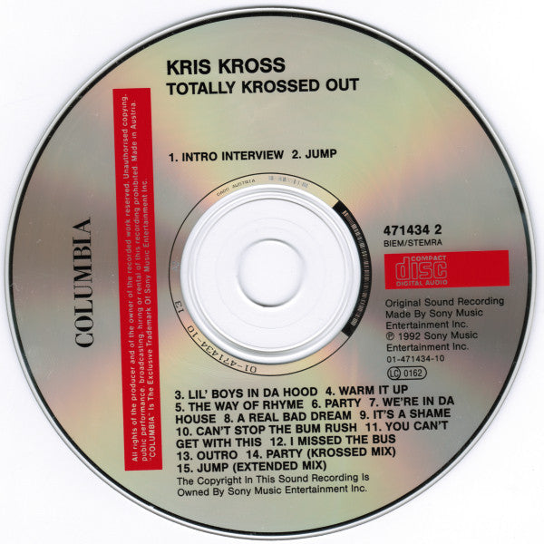 Kris Kross : Totally Krossed Out (CD, Album)