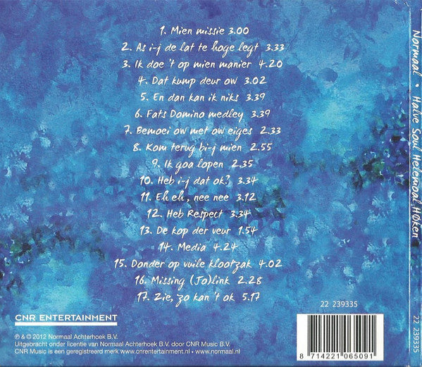 Normaal : Halve Soul Helemoal Høken (CD, Album, Dig)