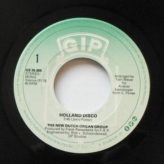 The New Dutch Organ Group : Holland Disco (7", Single)