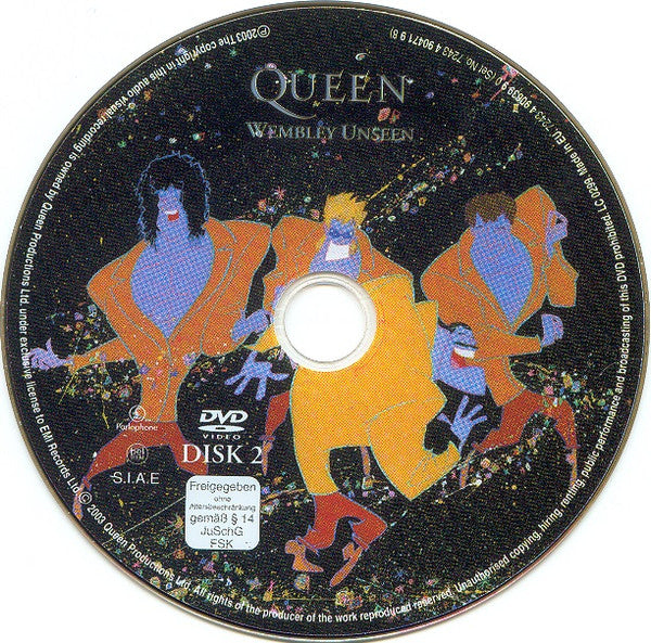 Queen : Live At Wembley Stadium (2xDVD-V, Album, Multichannel, PAL)