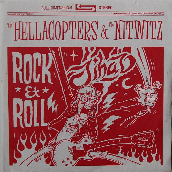 The Hellacopters & Nitwitz : Rock Et Roll Jihad  (7", RP)
