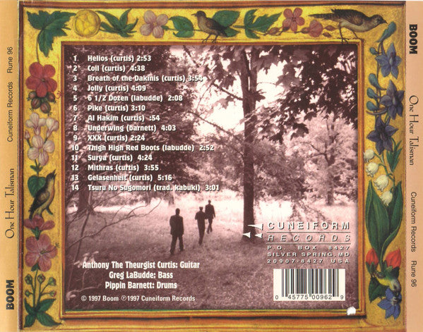Boom (8) : One Hour Talisman (CD, Album)