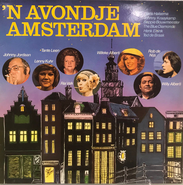 Various : 'n Avondje Amsterdam (LP, RE)