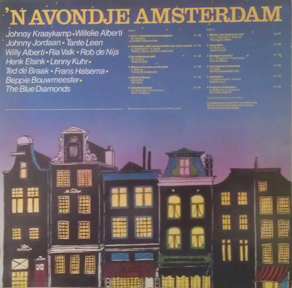 Various : 'n Avondje Amsterdam (LP, RE)