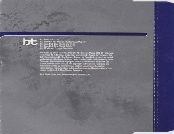 BT Featuring Tori Amos : Blue Skies (CD, Single, CD2)