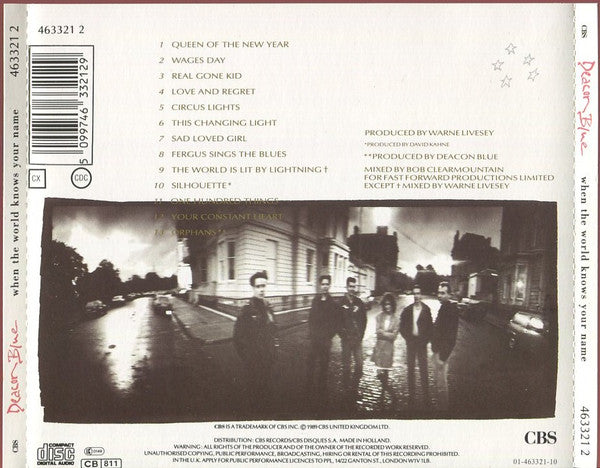 Deacon Blue : When The World Knows Your Name (CD, Album)