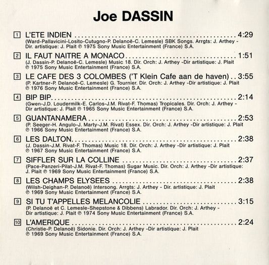 Joe Dassin : Joe Dassin (CD, Comp)