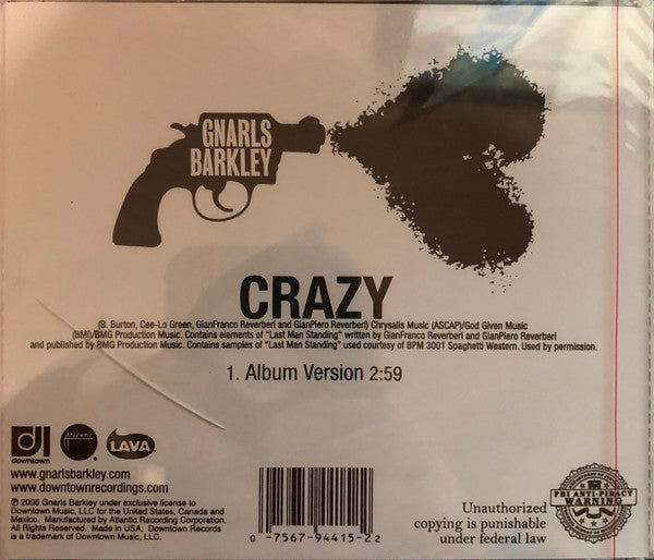 Gnarls Barkley : Crazy (CD, Promo)