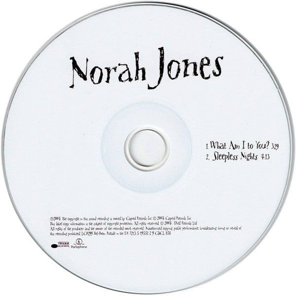 Norah Jones : What Am I To You? (CD, Single)