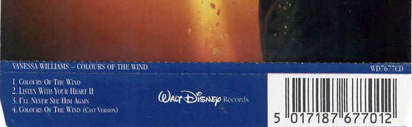 Vanessa Williams : Colours Of The Wind (CD, Single)