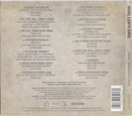 Various : Inside Llewyn Davis (Original Soundtrack Recording) (CD, Album)