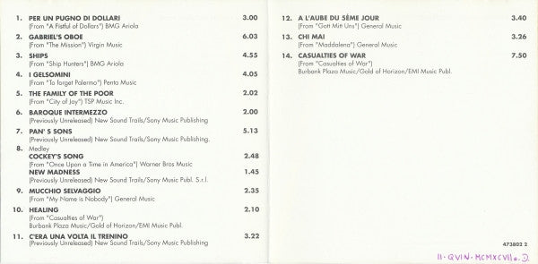 Ennio Morricone : Movie Sounds (CD, Comp, RP)