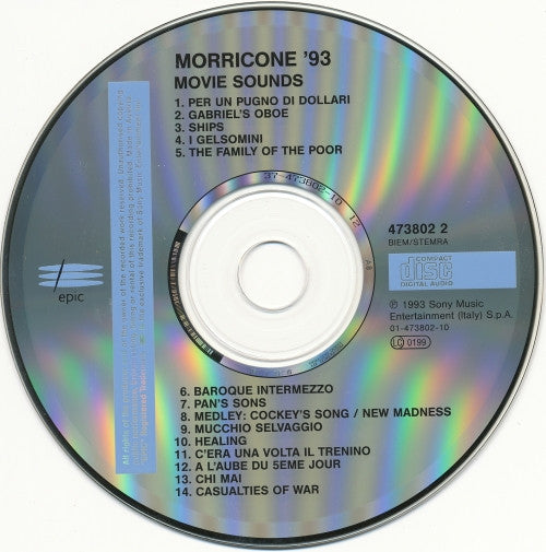 Ennio Morricone : Movie Sounds (CD, Comp, RP)