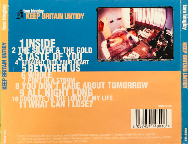 Tom Hingley : Keep Britain Untidy (CD, Album)