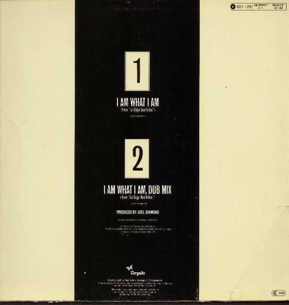 Gloria Gaynor : I Am What I Am (From "La Cage Aux Folles") (12", Maxi, Alt)