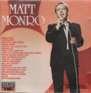 Matt Monro : Softly As I Leave You (CD, Comp, Mono)