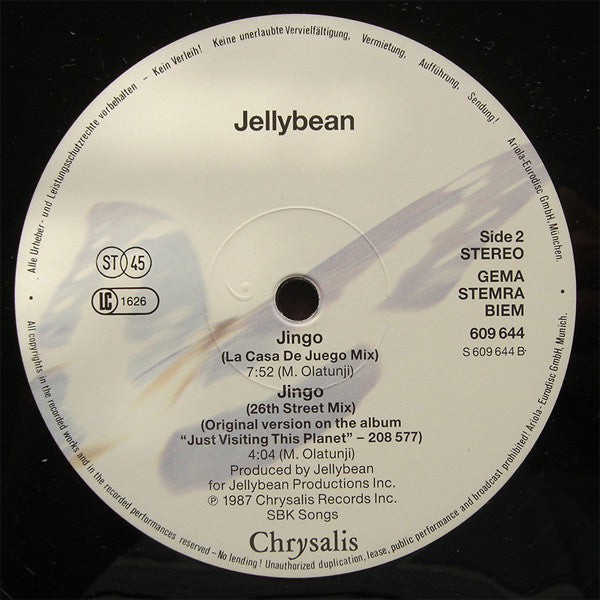 John "Jellybean" Benitez : Jingo (The Definitive Mixes) (12", Maxi)