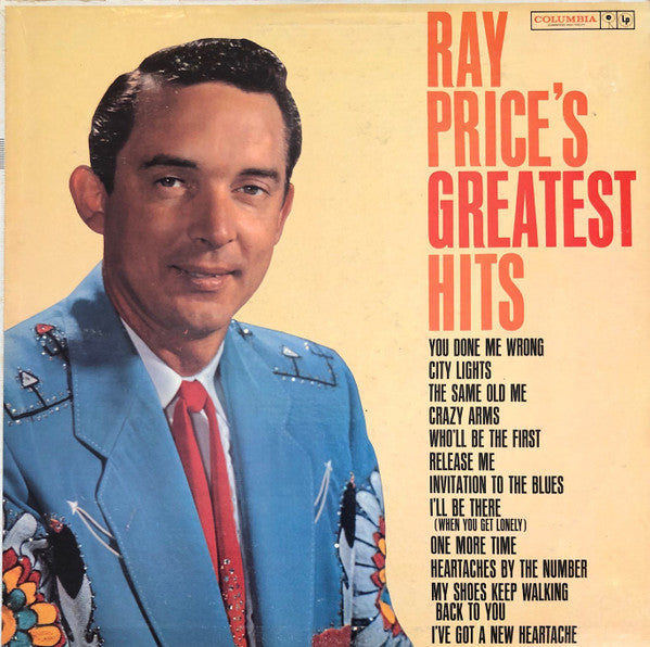 Ray Price : Ray Price's Greatest Hits (LP, Comp, Mono, RE)