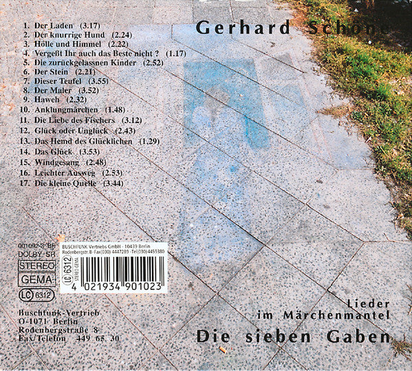 Gerhard Schöne : Die Sieben Gaben (Lieder Im Märchenmantel) (CD, Album)