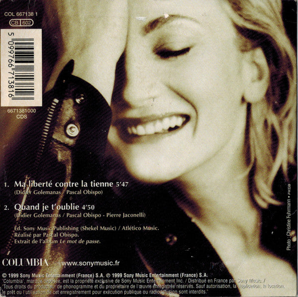 Patricia Kaas : Ma Liberté Contre La Tienne (CD, Single)