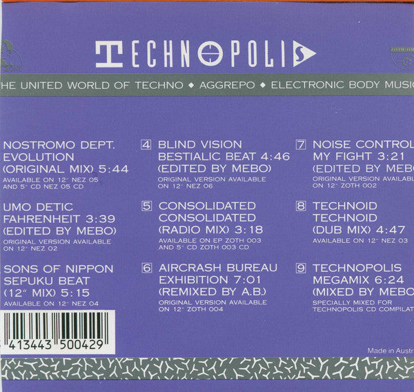 Various : Technopolis (CD, Comp)