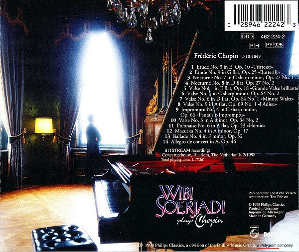 Wibi Soerjadi : Wibi Soerjadi Plays Chopin (CD)