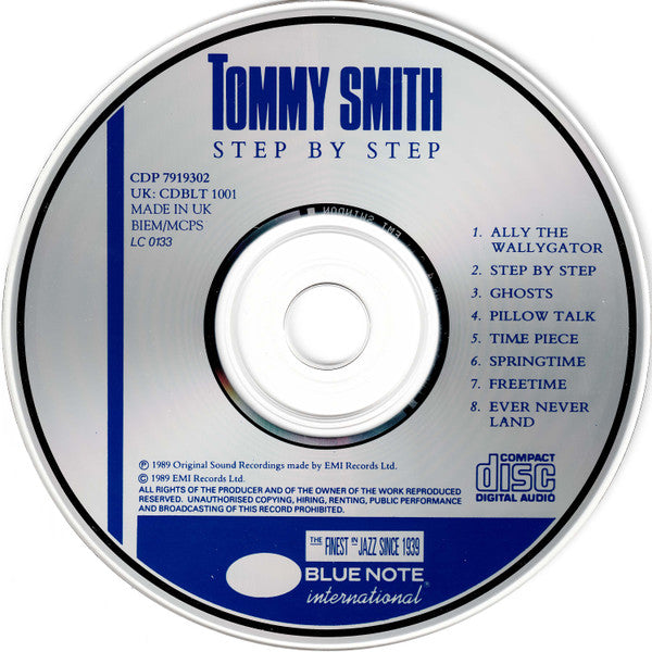 Tommy Smith : Step By Step (CD, Album)