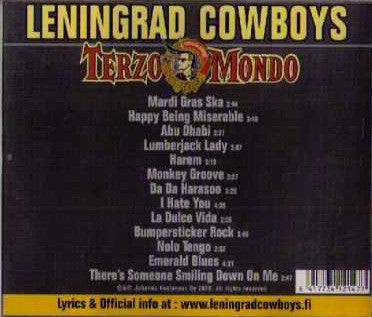 Leningrad Cowboys : Terzo Mondo (CD, Album)
