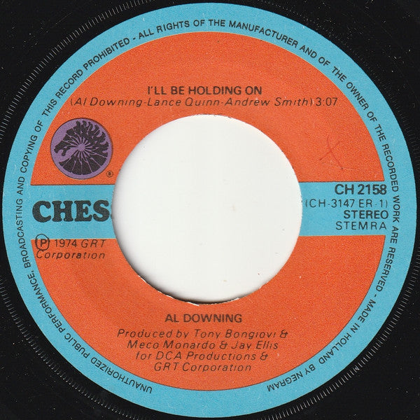Al Downing : I'll Be Holding On (7", Single)