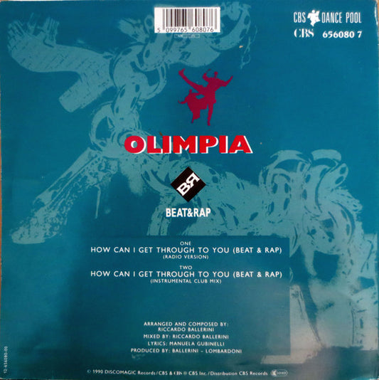Olimpia : How Can I Get Through To You (Beat & Rap) (7", Single)