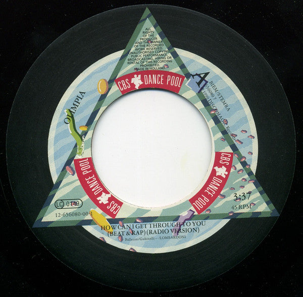 Olimpia : How Can I Get Through To You (Beat & Rap) (7", Single)