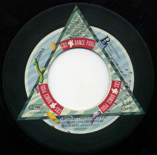 Olimpia : How Can I Get Through To You (Beat & Rap) (7", Single)