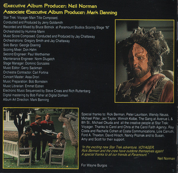 Various : Star Trek: Voyager (Music From The Original Television Soundtrack) (CD, Album)