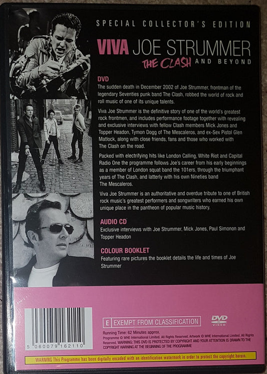 Joe Strummer : Viva Joe Strummer - The Clash And Beyond (DVD-V, PAL + CD)