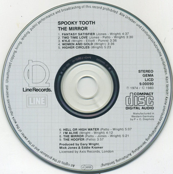 Spooky Tooth : The Mirror (CD, Album)
