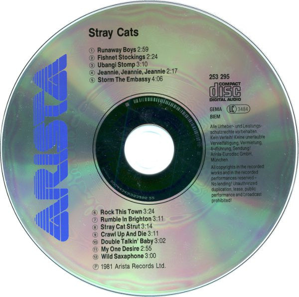 Stray Cats : Stray Cats (CD, Album, RE)
