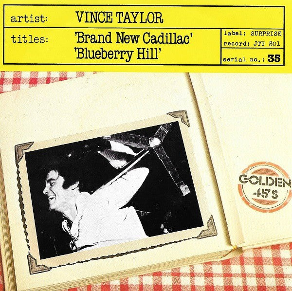 Vince Taylor : Brand New Cadillac / Blueberry Hill (7", Single)