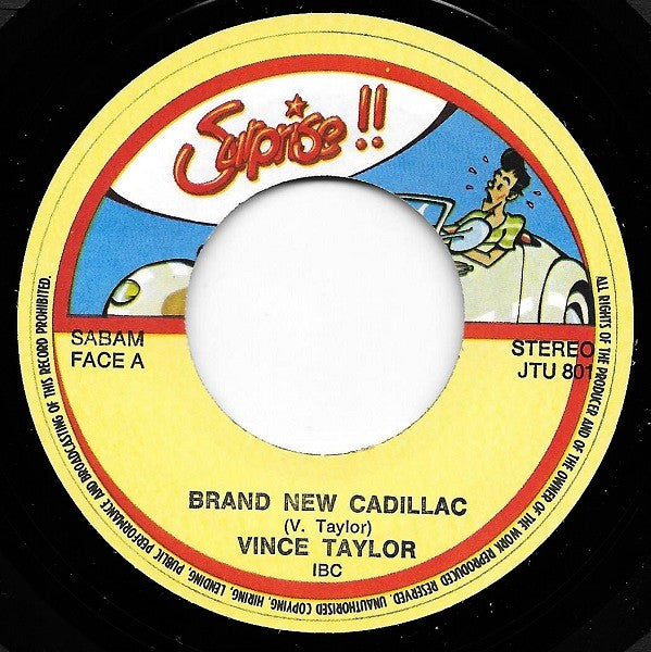 Vince Taylor : Brand New Cadillac / Blueberry Hill (7", Single)