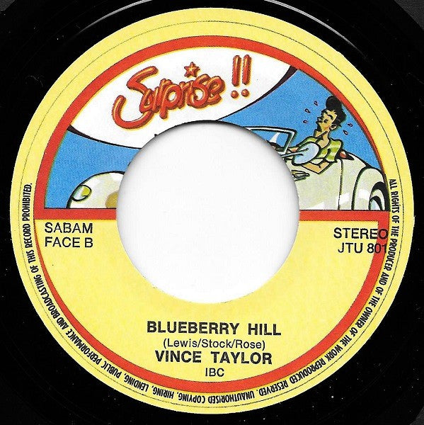 Vince Taylor : Brand New Cadillac / Blueberry Hill (7", Single)