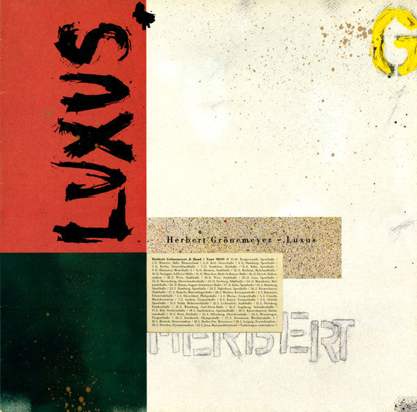 Herbert Grönemeyer : Luxus (LP, Album)